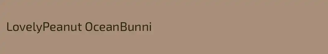 LovelyPeanut OceanBunni